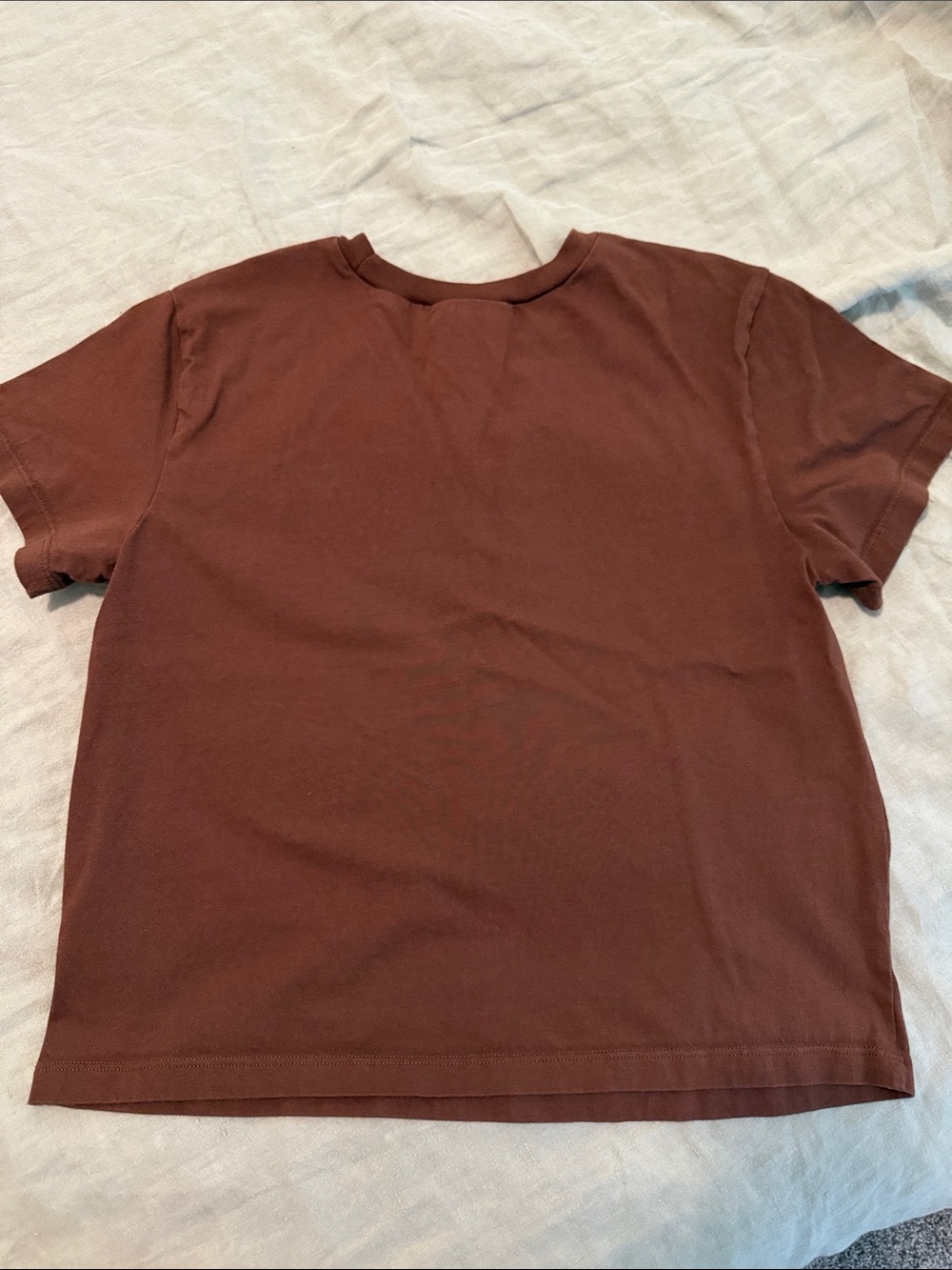 Reformation Rowan Crew Tee Chocolate Cake - Picture 4 of 4